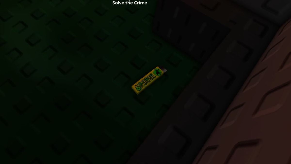 A potential clue for solving the case or just a piece of candy