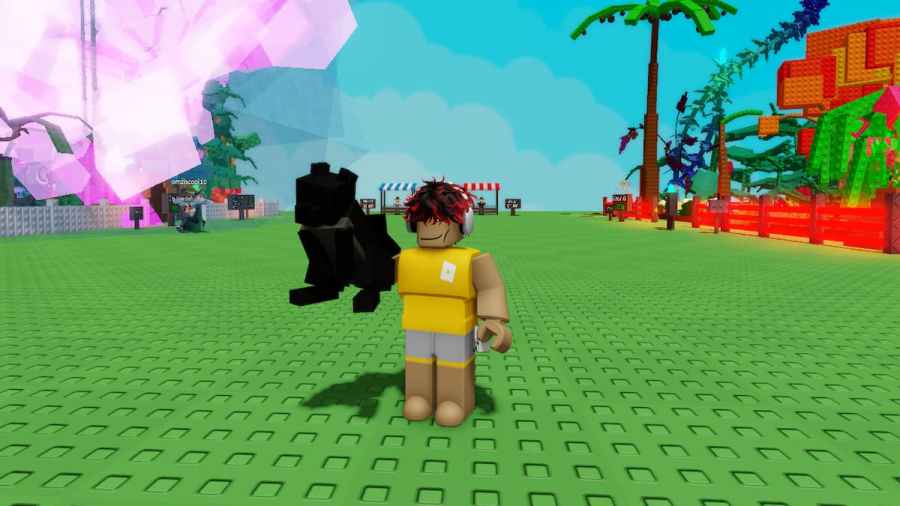 A player holding the Chubby Chipmunk in GAG