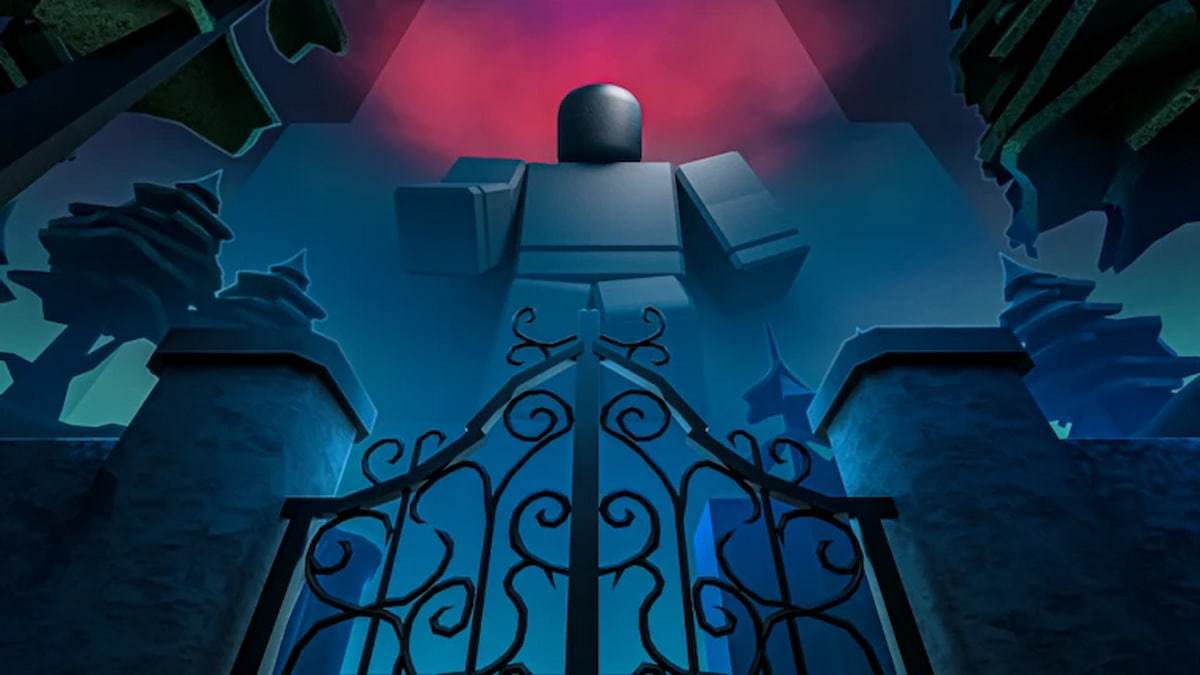 RIVALS Halloween event entrance, archival reference image Archival Roblox RIVALS spooky event entrance with a Halloween-themed tower