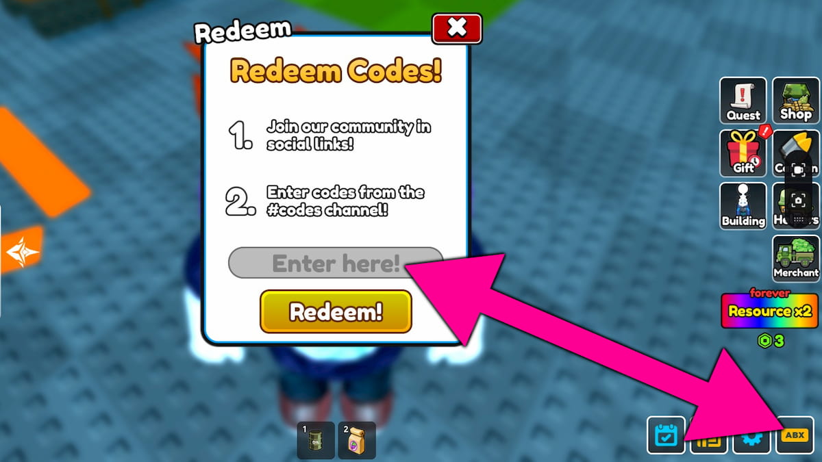 How to redeem Build an Attack Army codes.
