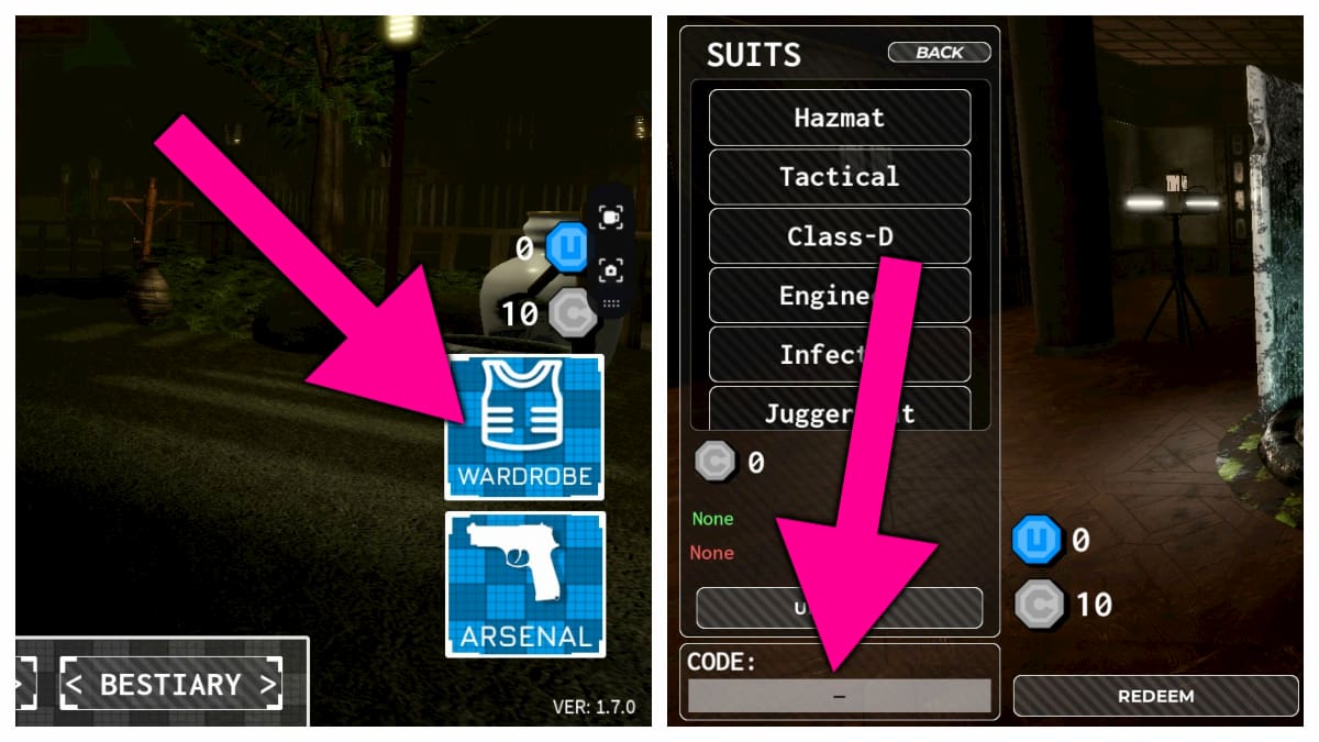 How to redeem Lost Rooms codes.