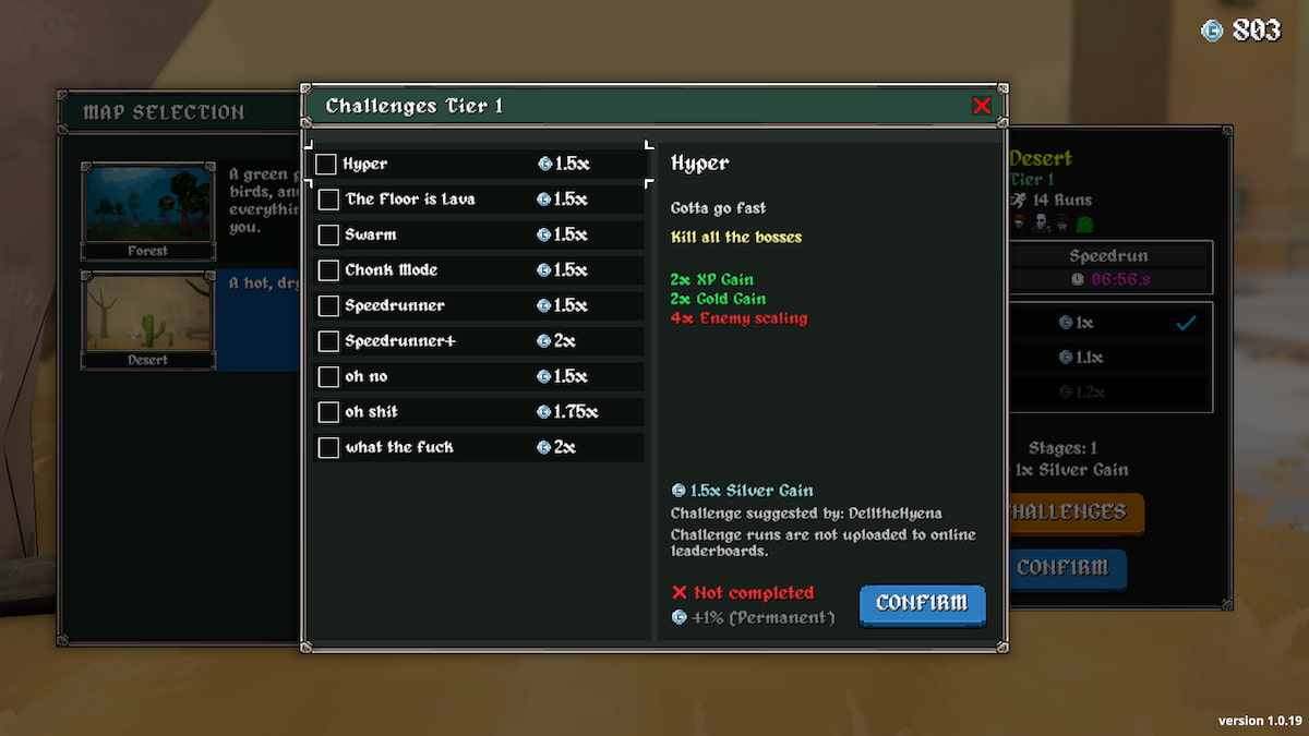Megabonk Desert Challenges