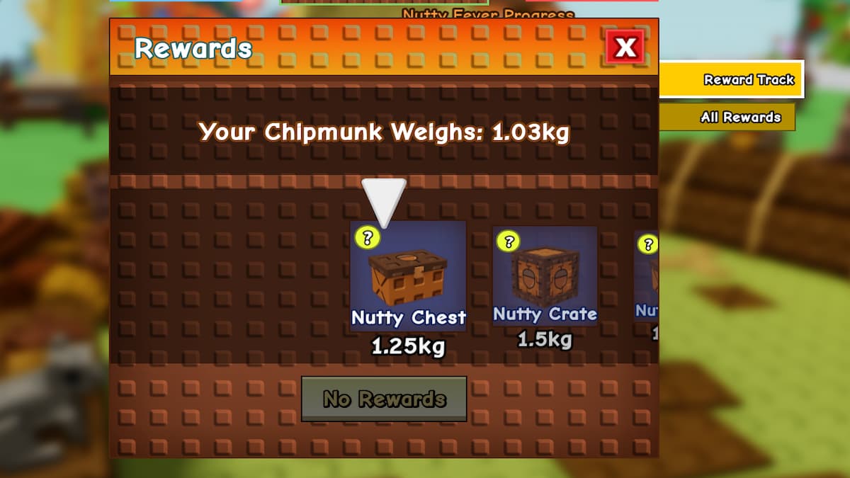 The Nutty Fever Rewards