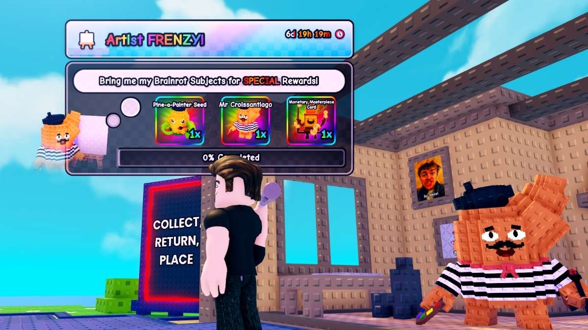 Artist Frenzy Event requirement in Plants Vs Brainrots