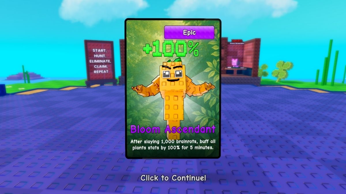 Epic Card in Plants Vs Brainrot