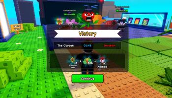 Storyline Invasion victory in Plants vs Brainrots