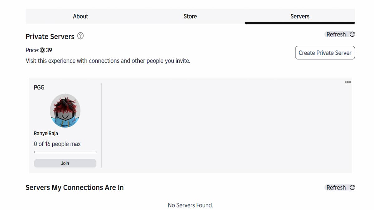 The Private Server List