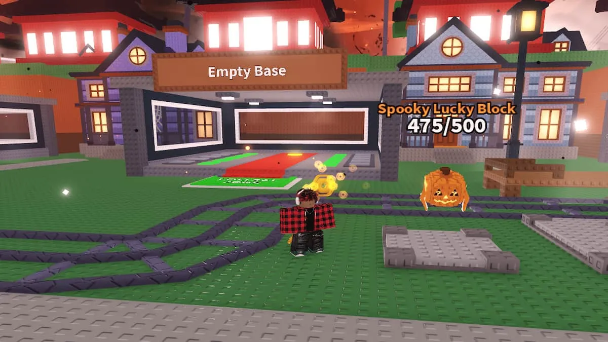 The Spooky Lucky Block in SAB