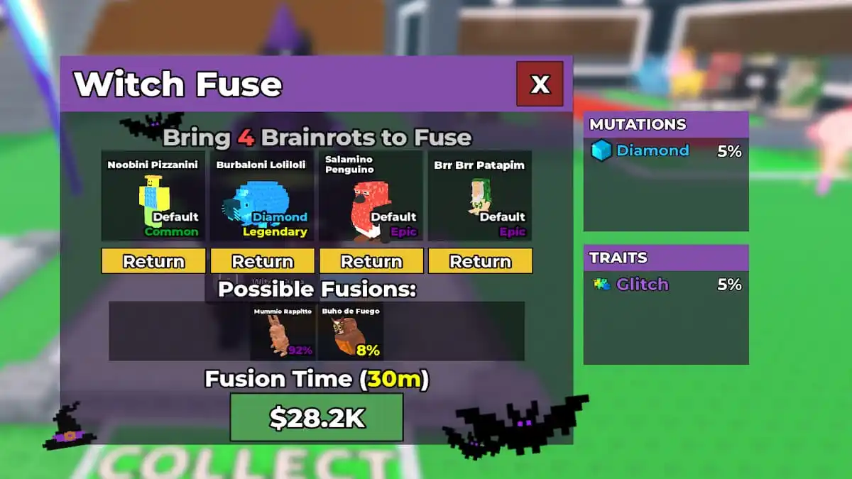 The Fusion Menu in SAB