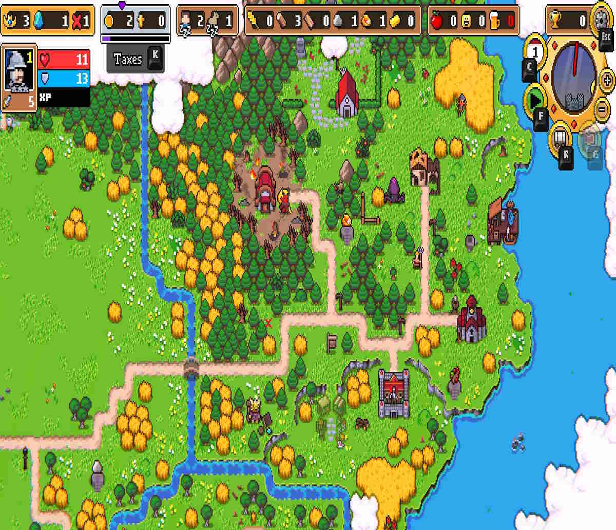 Super Fantasy Kingdom World Map POIs