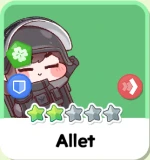 Allet character from Trickcal Chibi Go