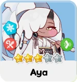 Aya character from Trickcal Chibi Go
