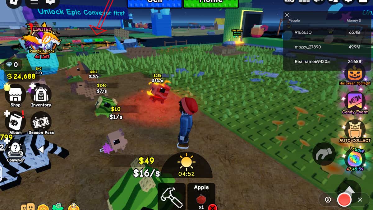 Trader location in Build a Zoo