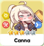 Canna character from Trickcal Chibi Go