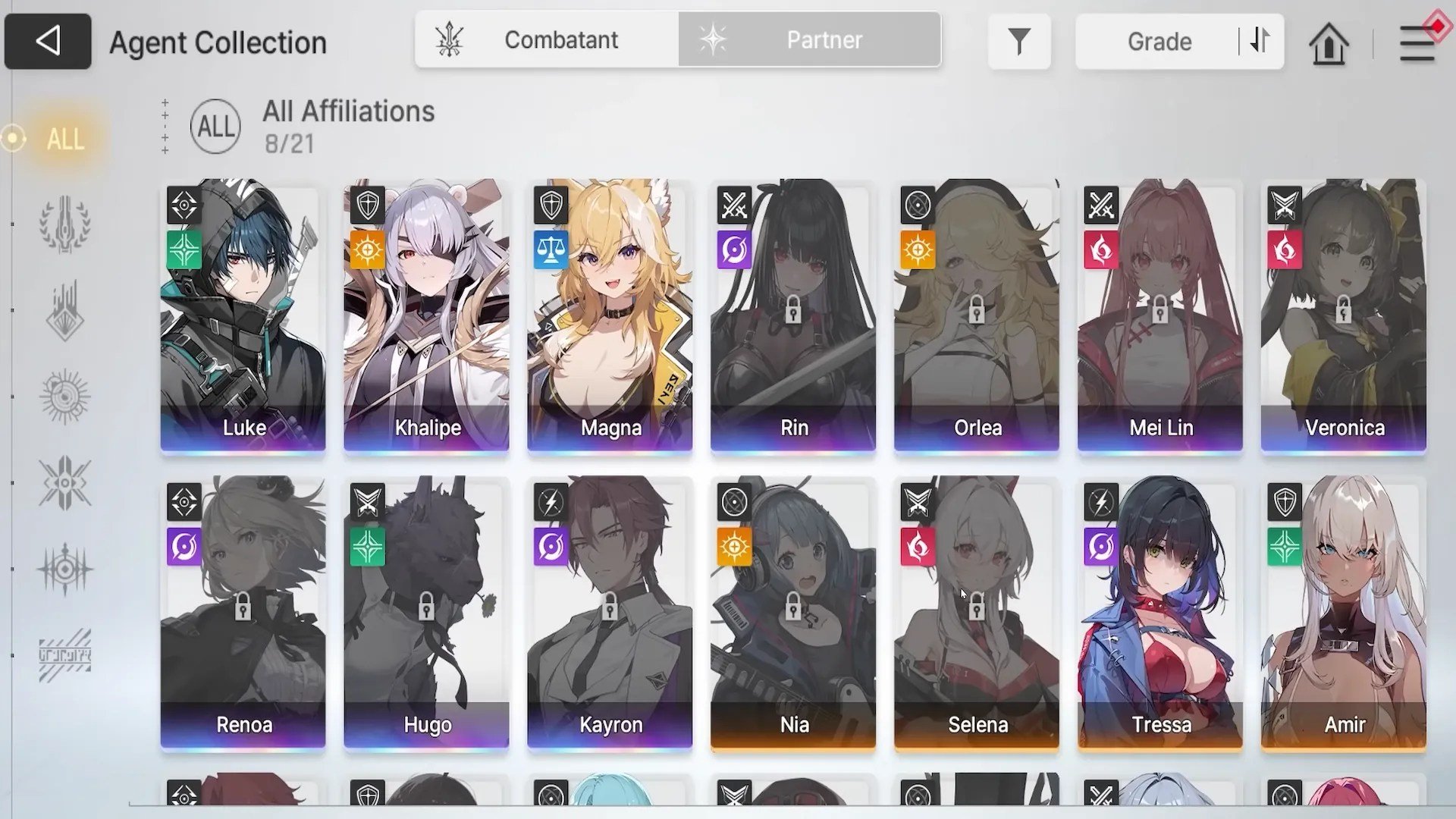 Chaos Zero Nightmare gameplay characters