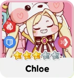 Chloe character from Trickcal Chibi Go