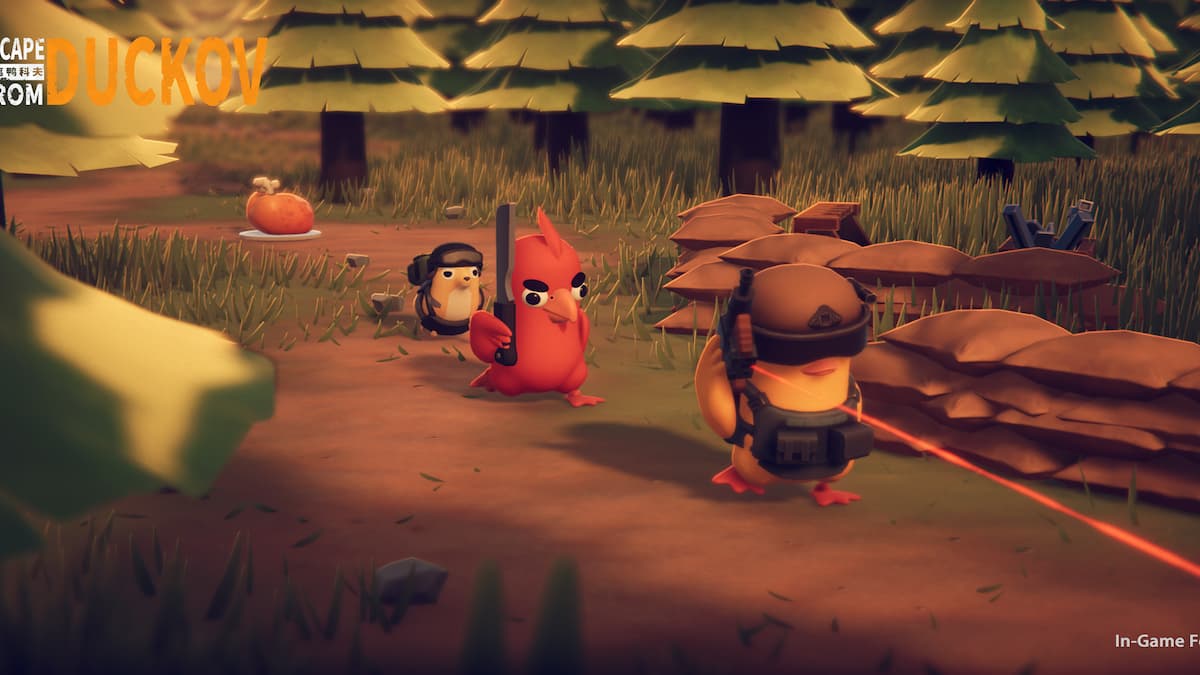 Combat in Escape from Duckov