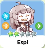 Espi character from Trickcal Chibi Go