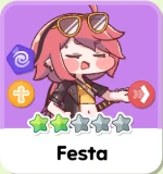 Festa character from Trickcal Chibi Go