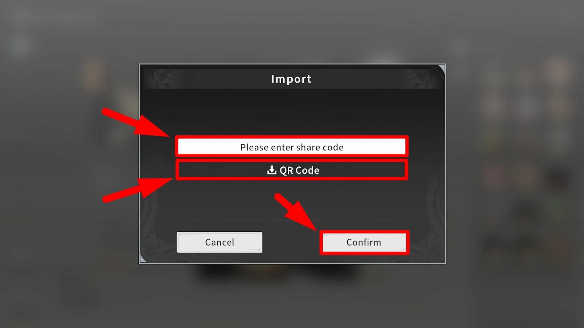 How to import character codes in Blue Protocol Star Resonance