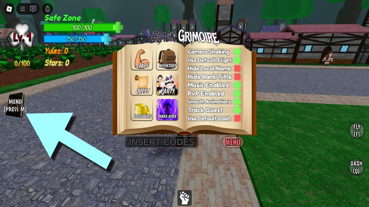 How to redeem Black Grimoire codes.