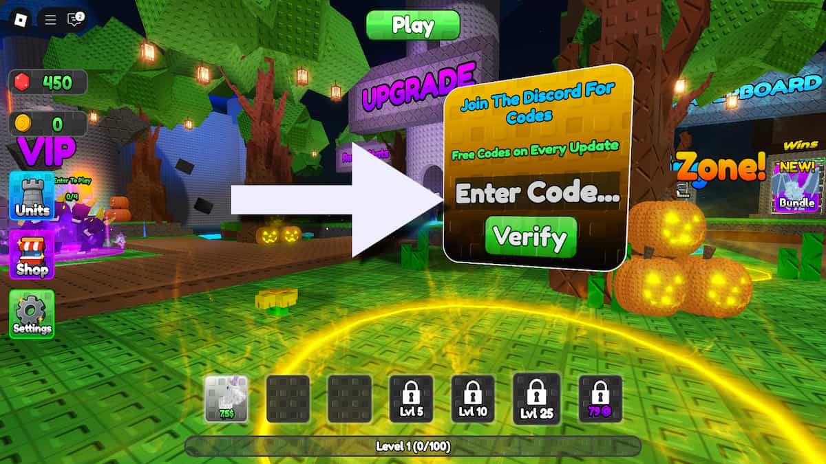 How to redeem Mythical Tower Defense codes.