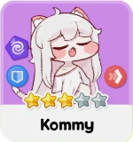 Kommy character from Trickcal Chibi Go