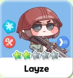 Layze character from Trickcal Chibi Go