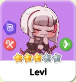 Levi character from Trickcal Chibi Go