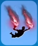 Longhorn's Curse contrail skin in Fortnite Halloween 2025 Fortnitemares event