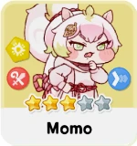 Momo character from Trickcal Chibi Go