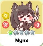 Mynx character from Trickcal Chibi Go
