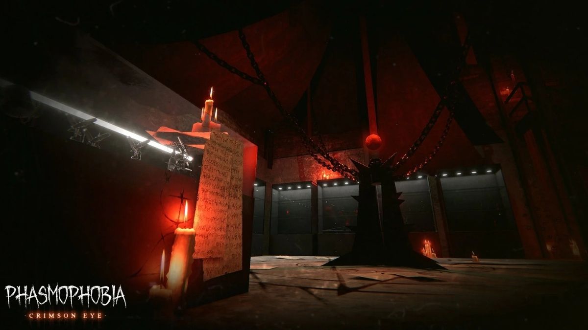 The Crimson Eye halloween event in Phasmophobia