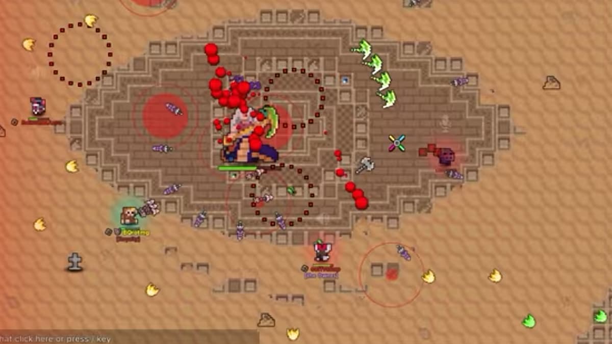 Boss combat in Pixel Quest