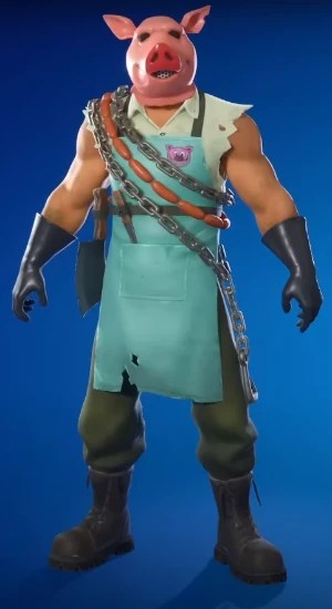 Pyg the Butcher outfit skin in Fortnite Halloween 2025 Fortnitemares event