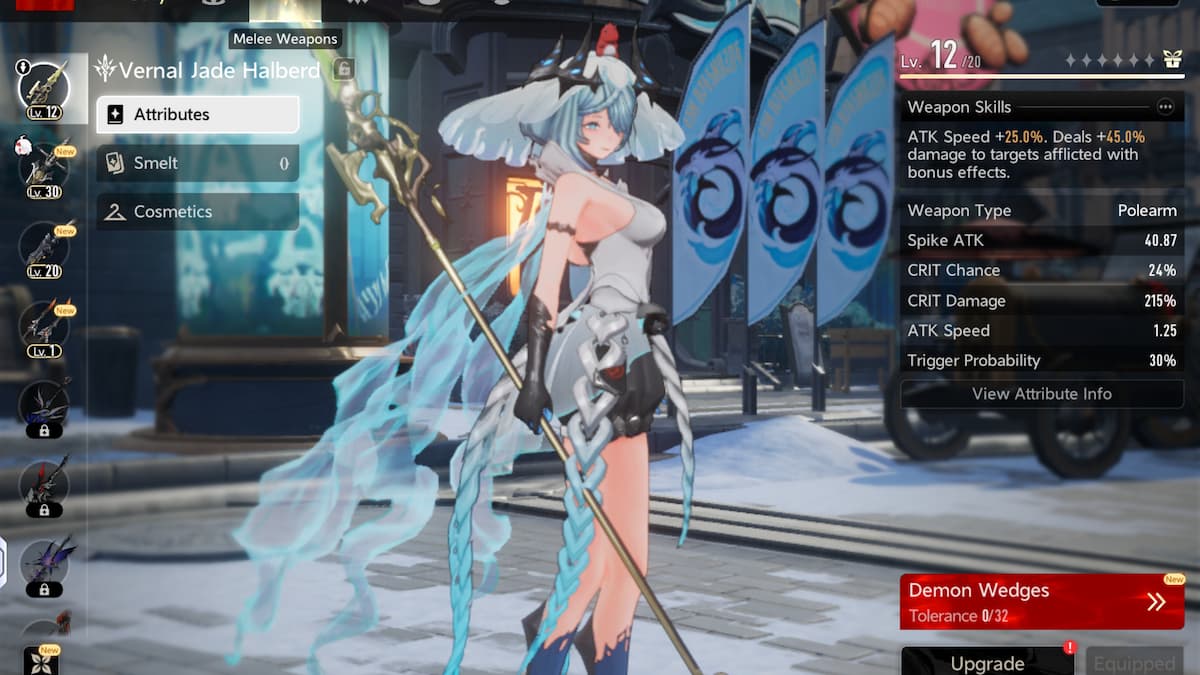 Best weapons for Rebecca