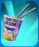 Rumi's Ramyeon back bling skin in Fortnite Halloween 2025 Fortnitemares event