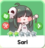Sari character from Trickcal Chibi Go