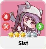 Sist character from Trickcal Chibi Go