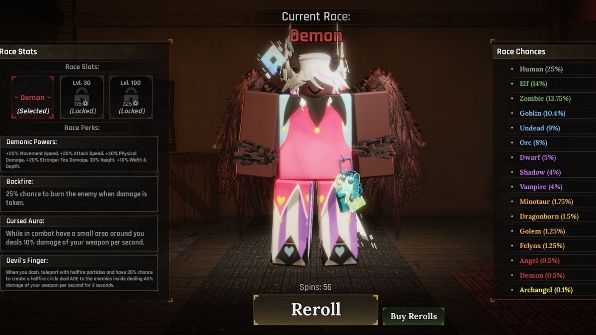 How to Reroll races in the Forge