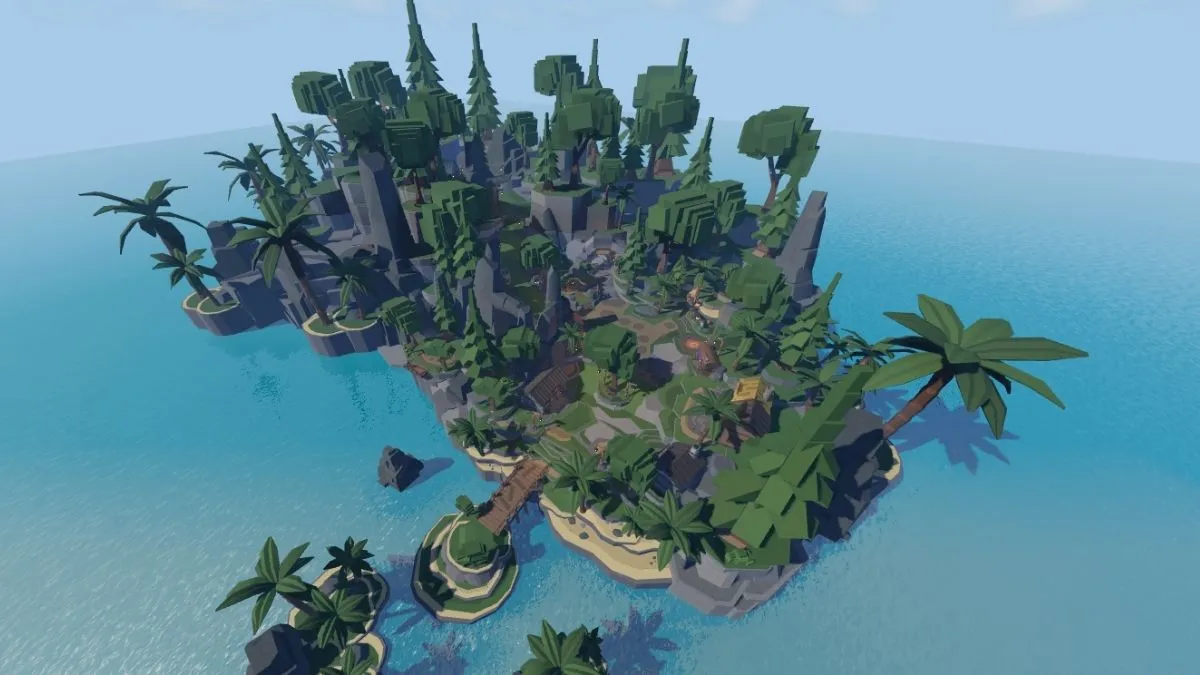 First island map in The Forge