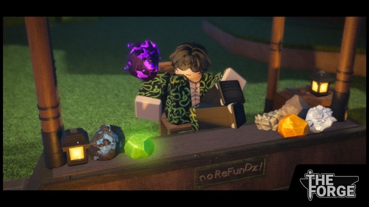 Roblox The Forge Ore Shop NPC Location