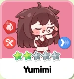 Yumimi character from Trickcal Chibi Go