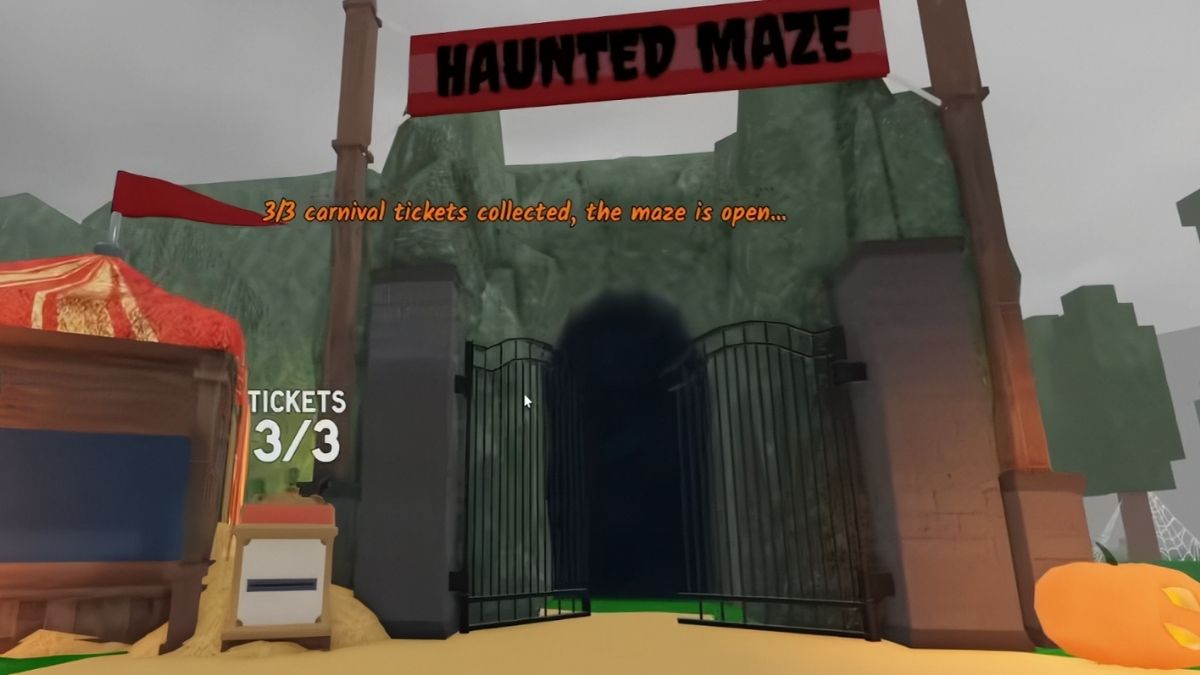 Haunted Hedge Maze in 99 Nights in the Forest