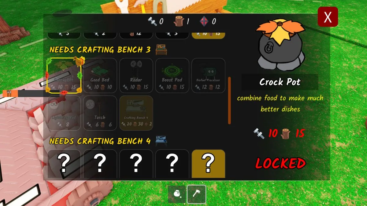 Crock Pot in 99 Nights in the Forest