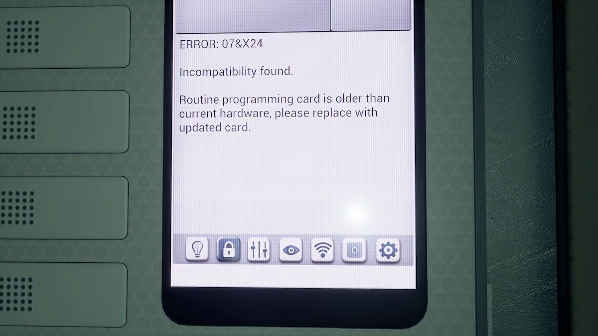 AILA Robot Panel Card Error