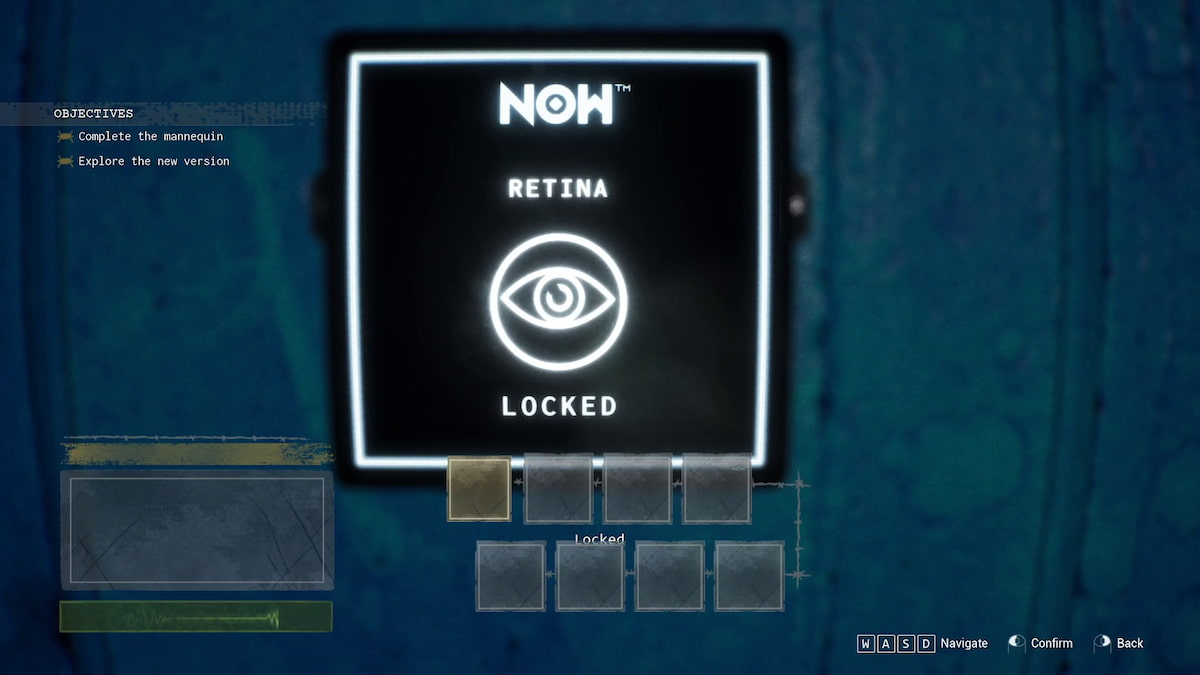 AILA The Blue Retina Scanner Door