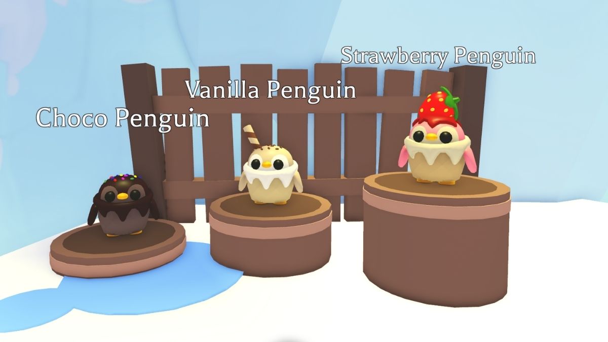 Ice Cream penguins in Adopt Me