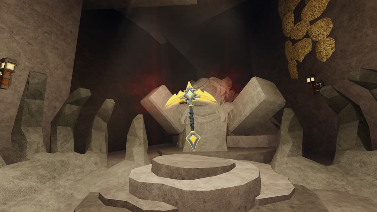 Arcane Pickaxe in The Forge