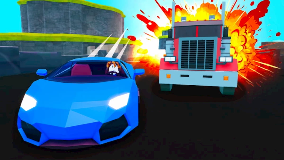Cars vs Trucks promo art.